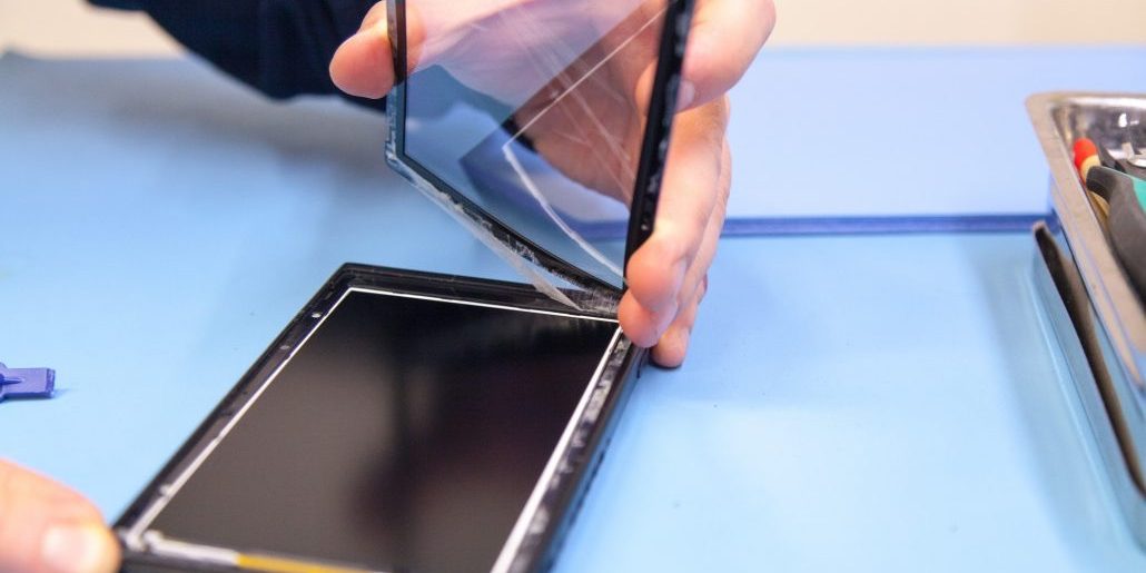 Industrial touch screen, Electronics breakdown, Greasley Electronic & Industrial Repairs, UK