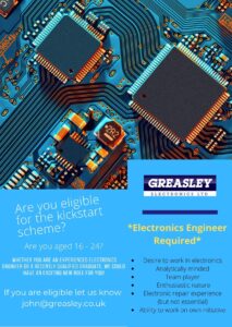 Exciting Job Opportunity at Greasley Electronics