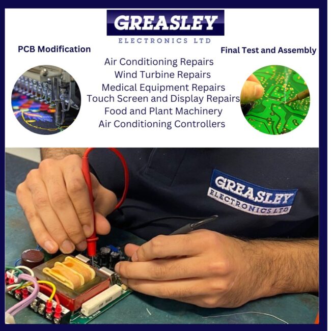 Generic Greasley Repairs How can we help with repairs? Greasley Electronics, Leicestershire