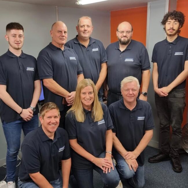 Group photo Greasley The Greasley Electronics Team, Experts in repair and refurbishing circuit boards