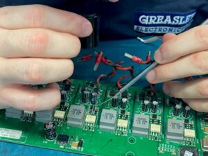 Please don’t tamper! Greasley Electronics have experts and fully trained engineers to complete circuit board repairs.