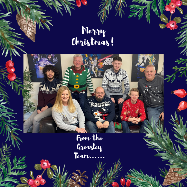 Christmas 3 Greasley Electronics Closing Hours. Electronics experts in the Midlands