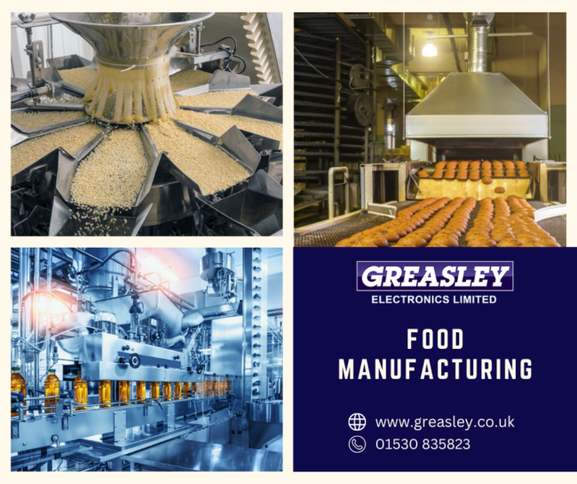 Food manufacturing Collage Food Manufacturing Industry electronics, electronic repair experts in leicestershire