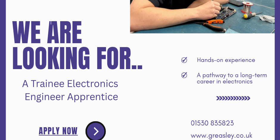 Apprentice job advert 2 Join us as an Apprentice