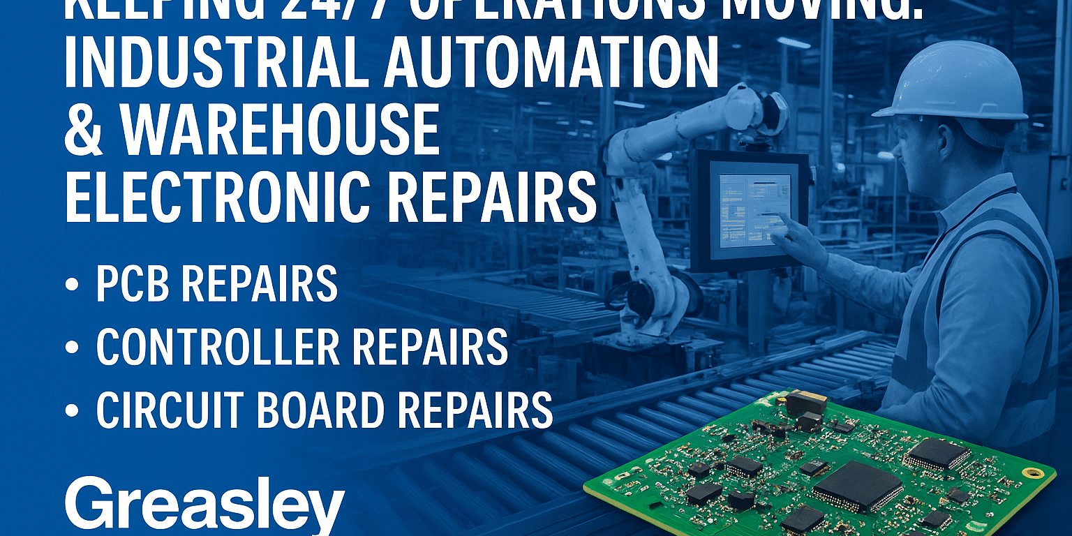 industrial automation pic Industrial Automation & Warehouse Electronic Repairs - Greasley Electronics