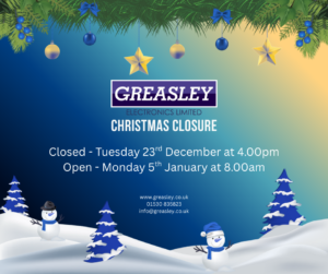 Greasley - Christmas Closure Christmas Closure