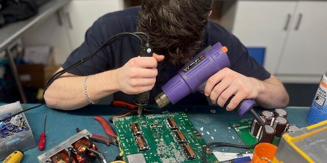 Freddie 1 Freddie at Greasley Electronics - apprenticeships