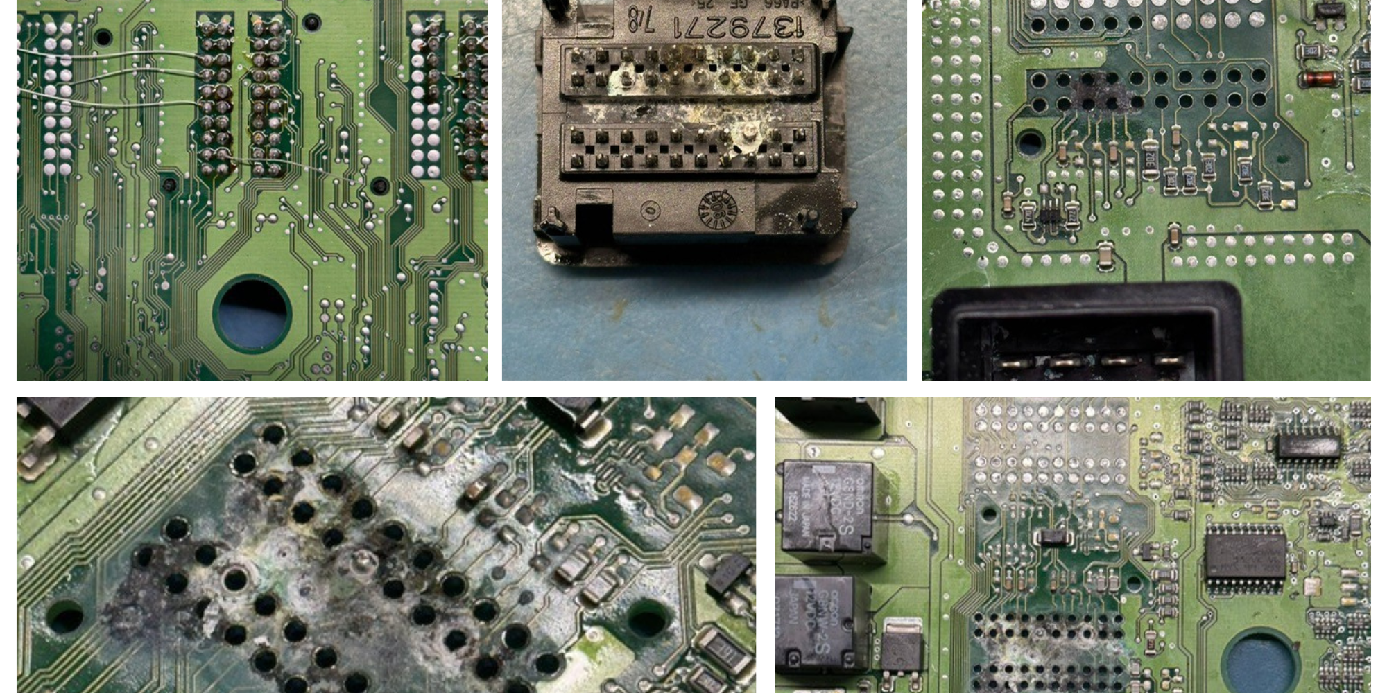 water damaged pcb April 26 Restoring a Water-Damaged (BCM) at Greasley Electronics in Leicestershire. PCB Repair Experts.